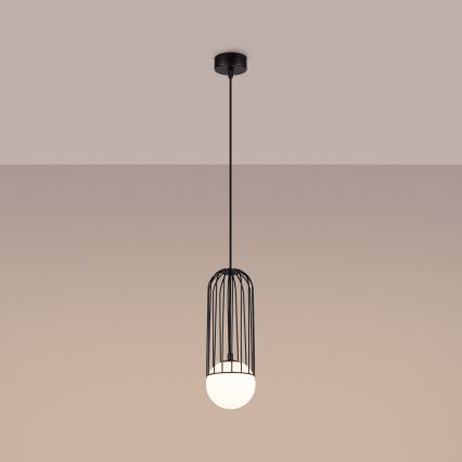 Lámpara colgante BRINA 1xG9/8W/230V negro