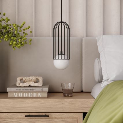 Lámpara colgante BRINA 1xG9/8W/230V negro