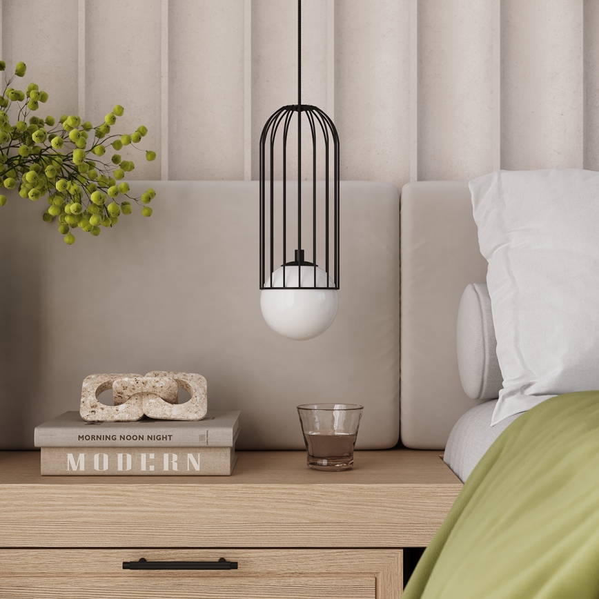 Lámpara colgante BRINA 1xG9/8W/230V negro