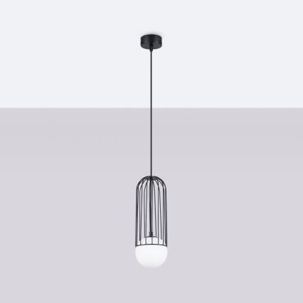 Lámpara colgante BRINA 1xG9/8W/230V negro