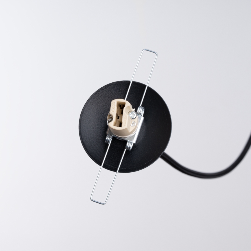 Lámpara colgante BRINA 1xG9/8W/230V negro