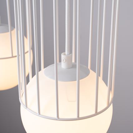 Lámpara colgante BRINA 3xG9/8W/230V blanco