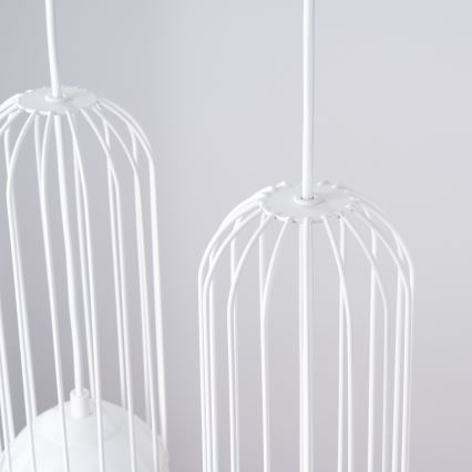 Lámpara colgante BRINA 3xG9/8W/230V blanco