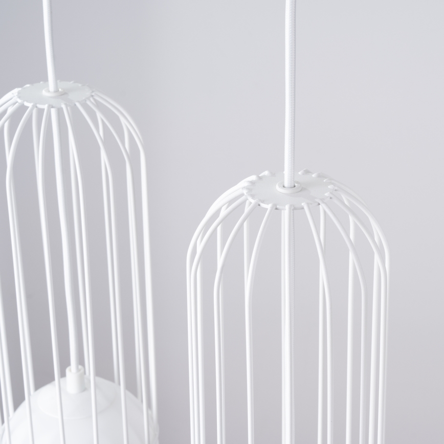 Lámpara colgante BRINA 3xG9/8W/230V blanco