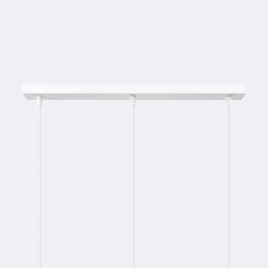 Lámpara colgante BRINA 3xG9/8W/230V blanco