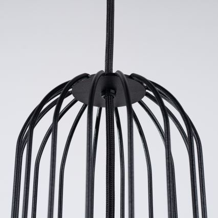 Lámpara colgante BRINA 3xG9/8W/230V negro