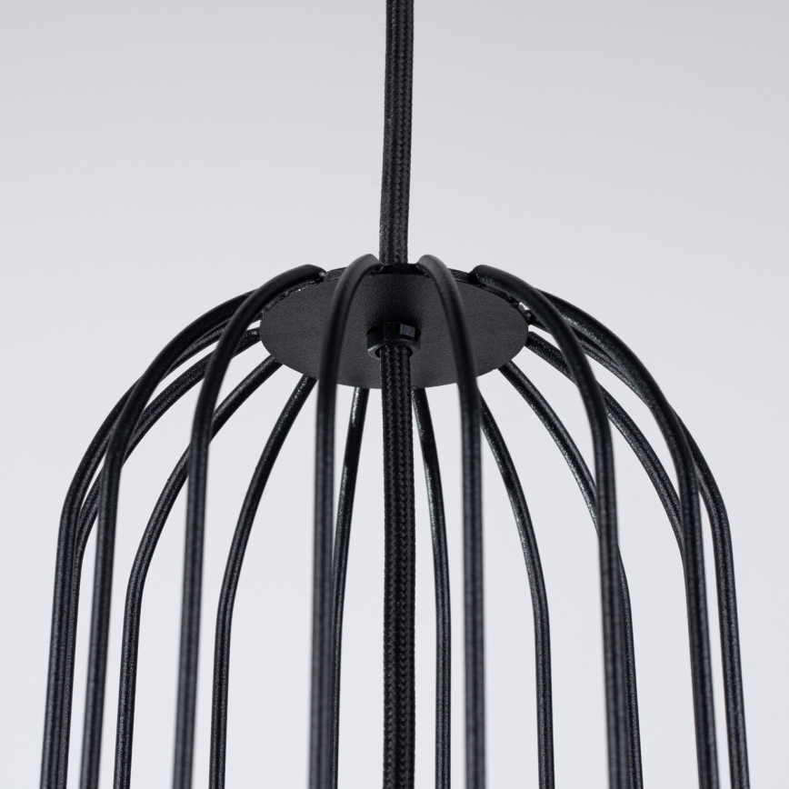 Lámpara colgante BRINA 3xG9/8W/230V negro