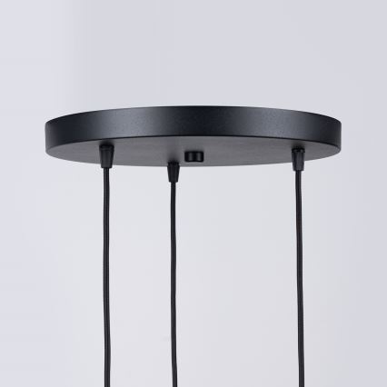 Lámpara colgante BRINA 3xG9/8W/230V negro
