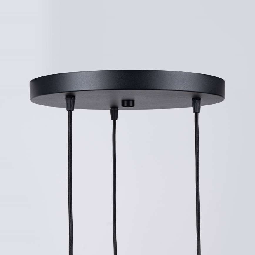 Lámpara colgante BRINA 3xG9/8W/230V negro