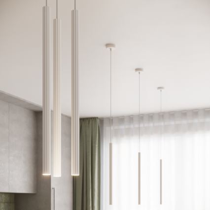 Lámpara colgante ARCHE 1xG9/8W/230V blanco