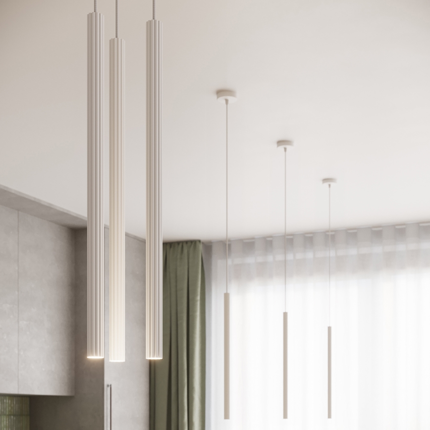 Lámpara colgante ARCHE 1xG9/8W/230V blanco