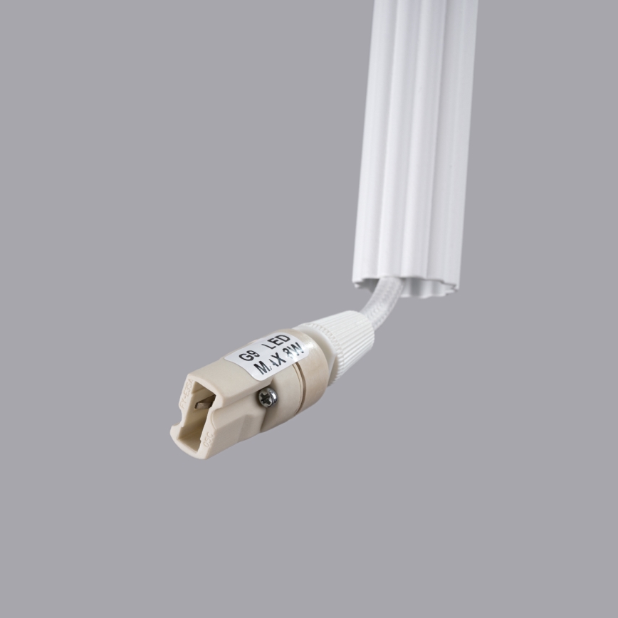 Lámpara colgante ARCHE 1xG9/8W/230V blanco