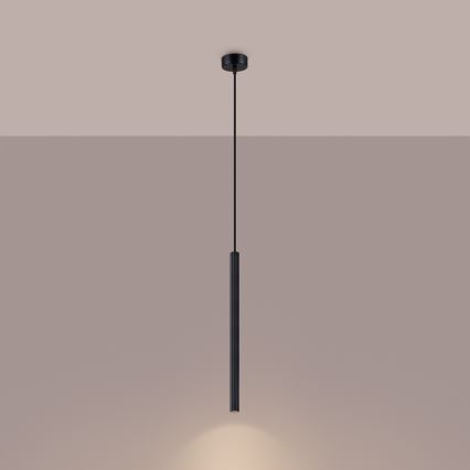 Lámpara colgante ARCHE 1xG9/8W/230V negro