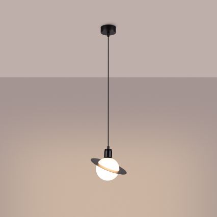 Lámpara colgante HYPERION 1xG9/8W/230V negro