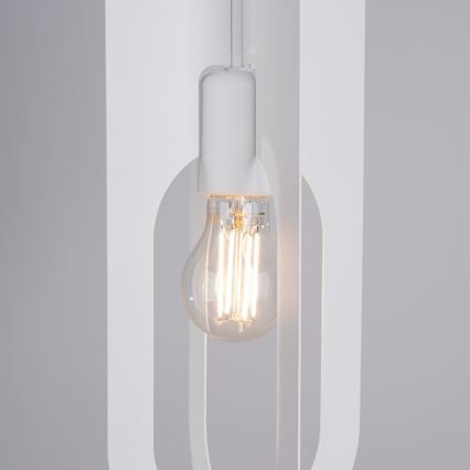 Lámpara colgante NICUS 1xE27/15W/230V blanco