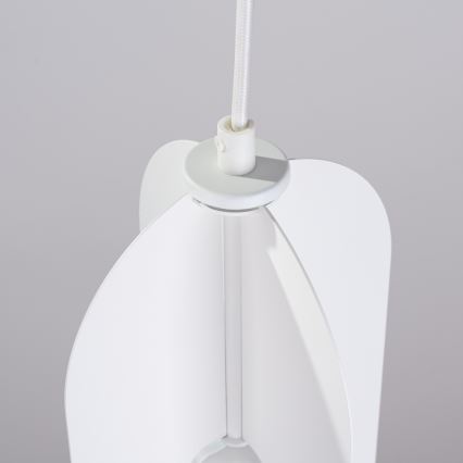 Lámpara colgante NICUS 3xE27/15W/230V blanco