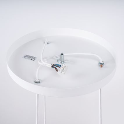 Lámpara colgante NICUS 3xE27/15W/230V blanco