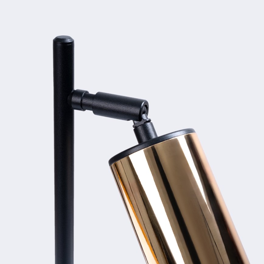 Lámpara de mesa WINX 1xGU10/10W/230V negro/dorado