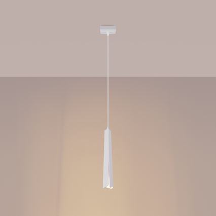 Lámpara colgante PRYSM 1xG9/8W/230V blanco