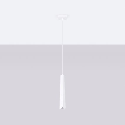 Lámpara colgante PRYSM 1xG9/8W/230V blanco