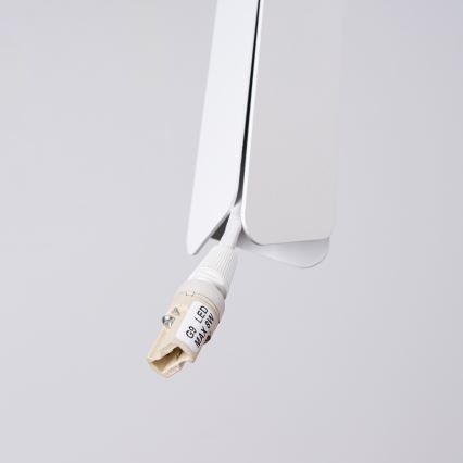Lámpara colgante PRYSM 1xG9/8W/230V blanco
