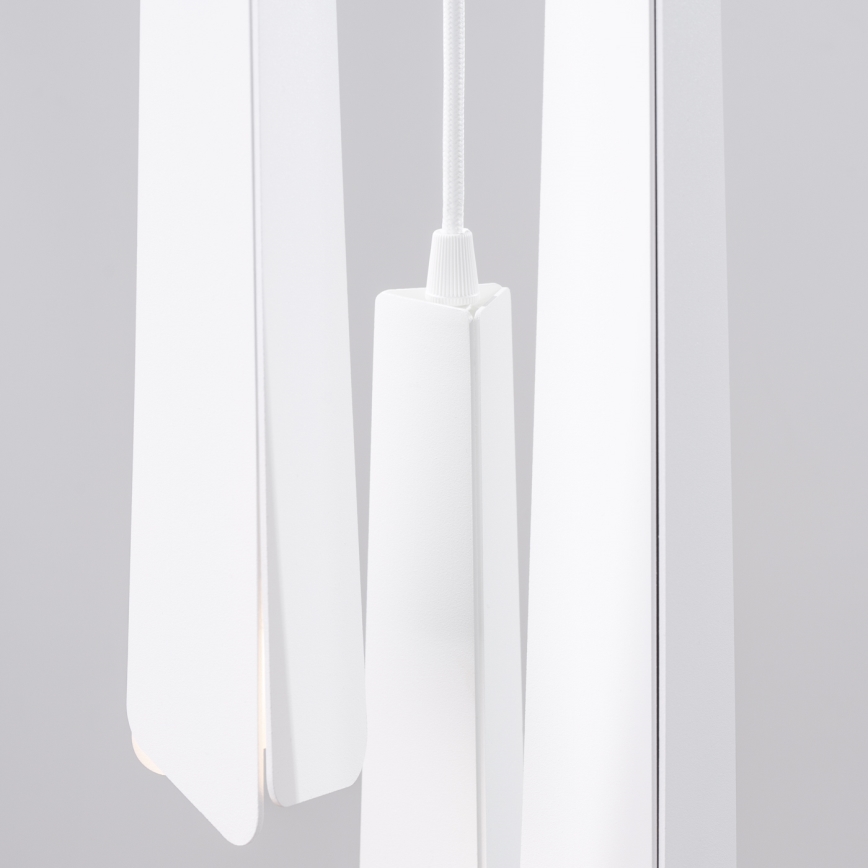 Lámpara colgante PRYSM 3xG9/8W/230V blanco