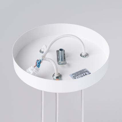 Lámpara colgante PRYSM 3xG9/8W/230V blanco