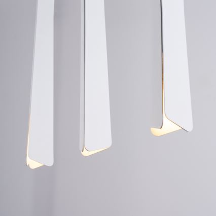 Lámpara colgante PRYSM 3xG9/8W/230V blanco