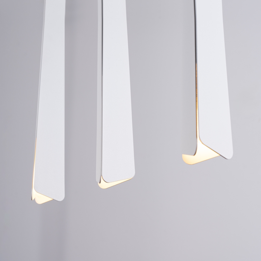 Lámpara colgante PRYSM 3xG9/8W/230V blanco