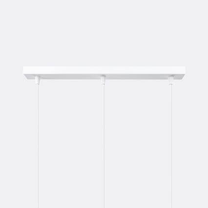 Lámpara colgante PRYSM 3xG9/8W/230V blanco