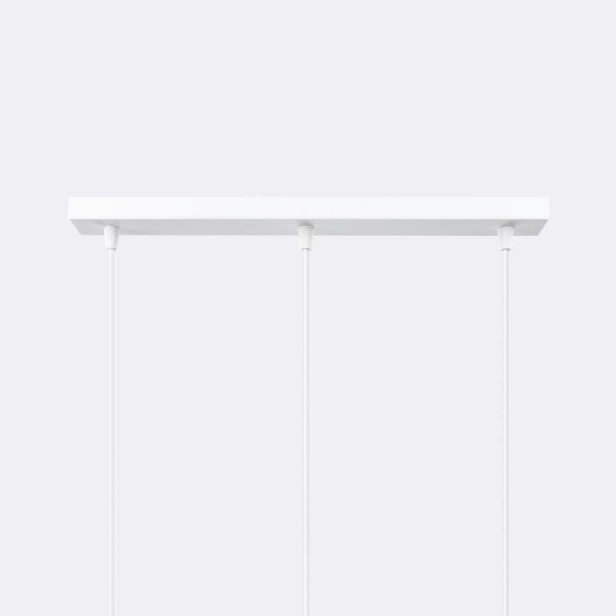 Lámpara colgante PRYSM 3xG9/8W/230V blanco