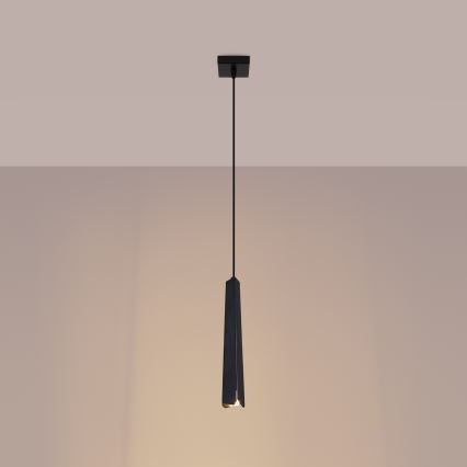 Lámpara colgante PRYSM 1xG9/8W/230V negro