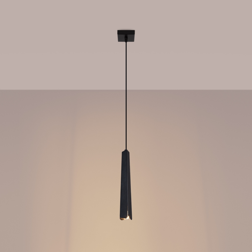 Lámpara colgante PRYSM 1xG9/8W/230V negro