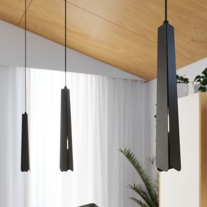 Lámpara colgante PRYSM 1xG9/8W/230V negro