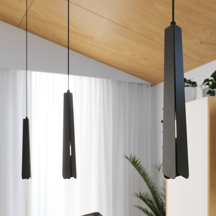 Lámpara colgante PRYSM 1xG9/8W/230V negro