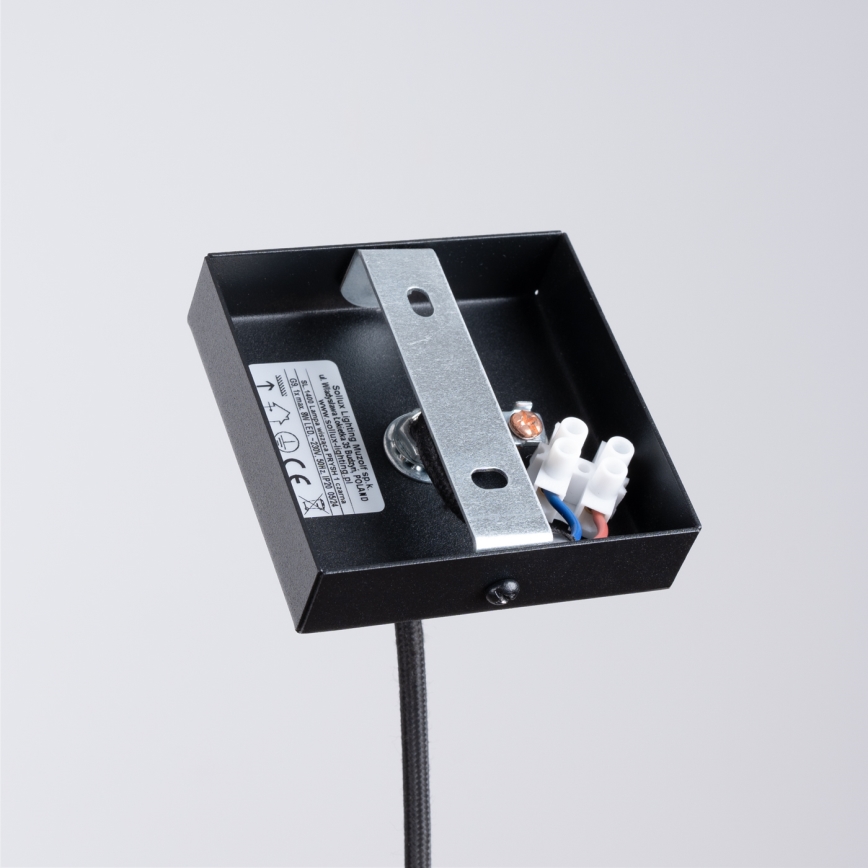 Lámpara colgante PRYSM 1xG9/8W/230V negro