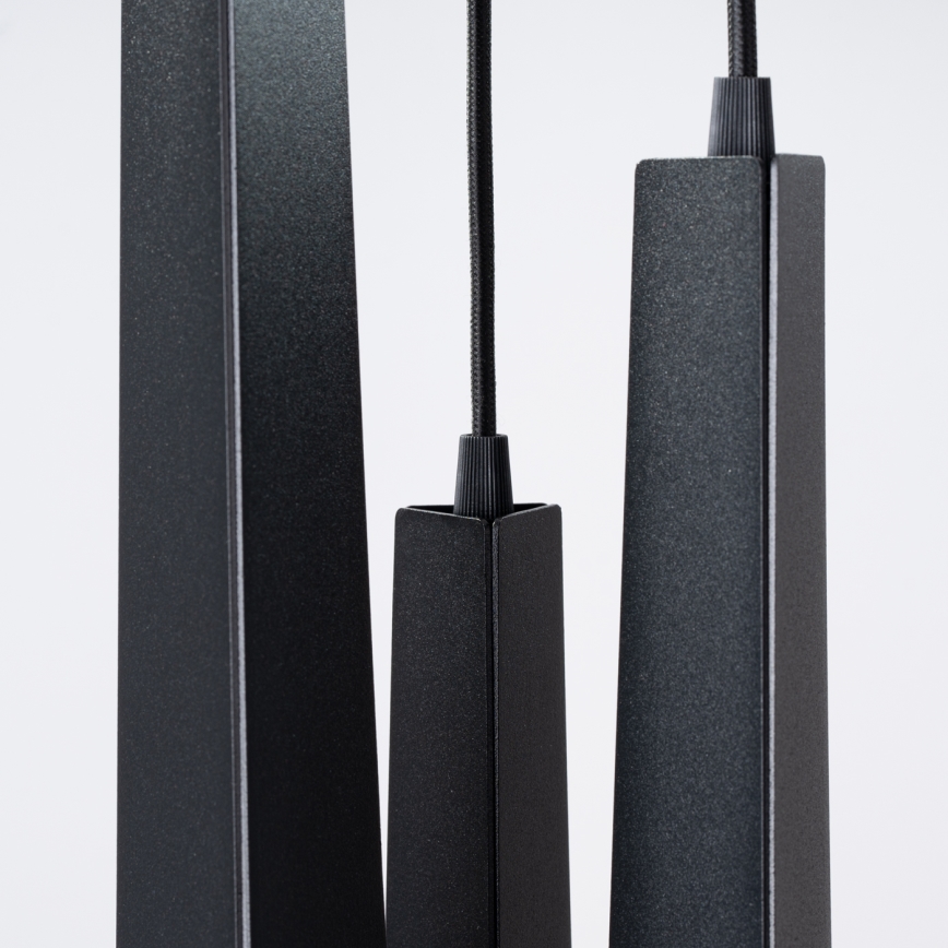 Lámpara colgante PRYSM 3xG9/8W/230V negro