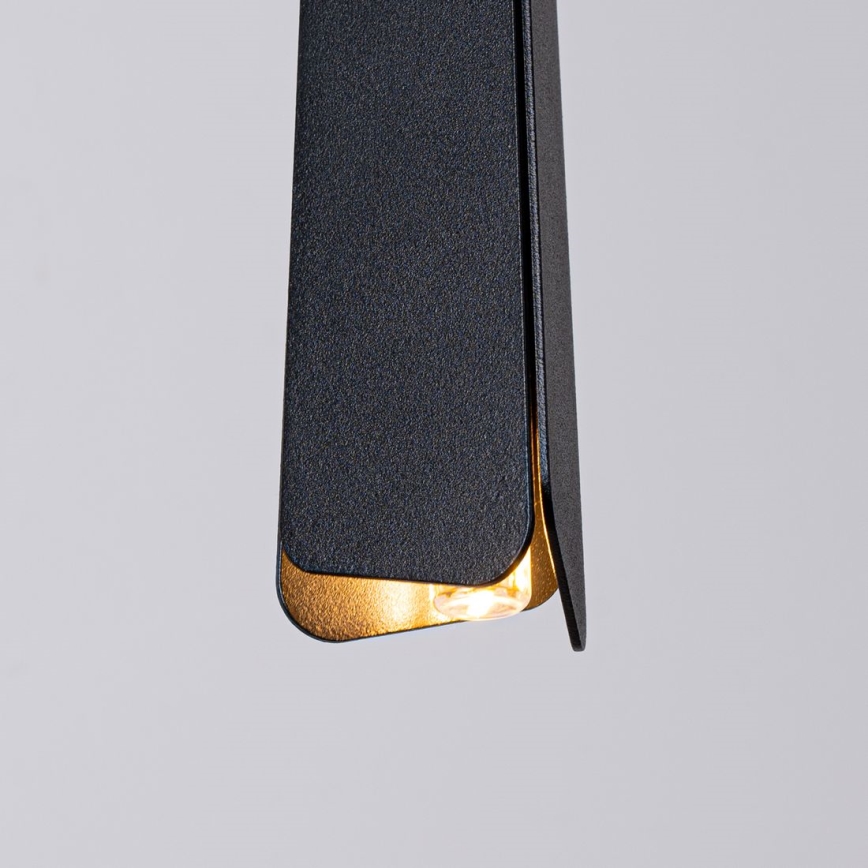 Lámpara colgante PRYSM 3xG9/8W/230V negro