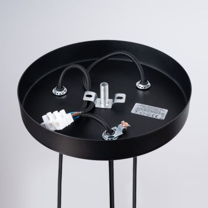 Lámpara colgante PRYSM 3xG9/8W/230V negro
