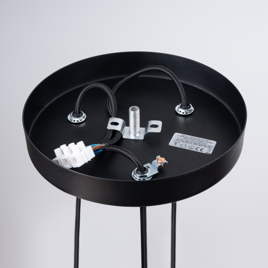 Lámpara colgante PRYSM 3xG9/8W/230V negro
