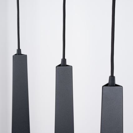 Lámpara colgante PRYSM 3xG9/8W/230V negro