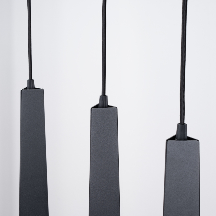 Lámpara colgante PRYSM 3xG9/8W/230V negro