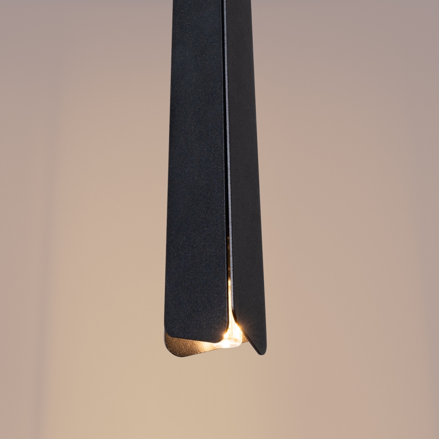 Lámpara colgante PRYSM 3xG9/8W/230V negro
