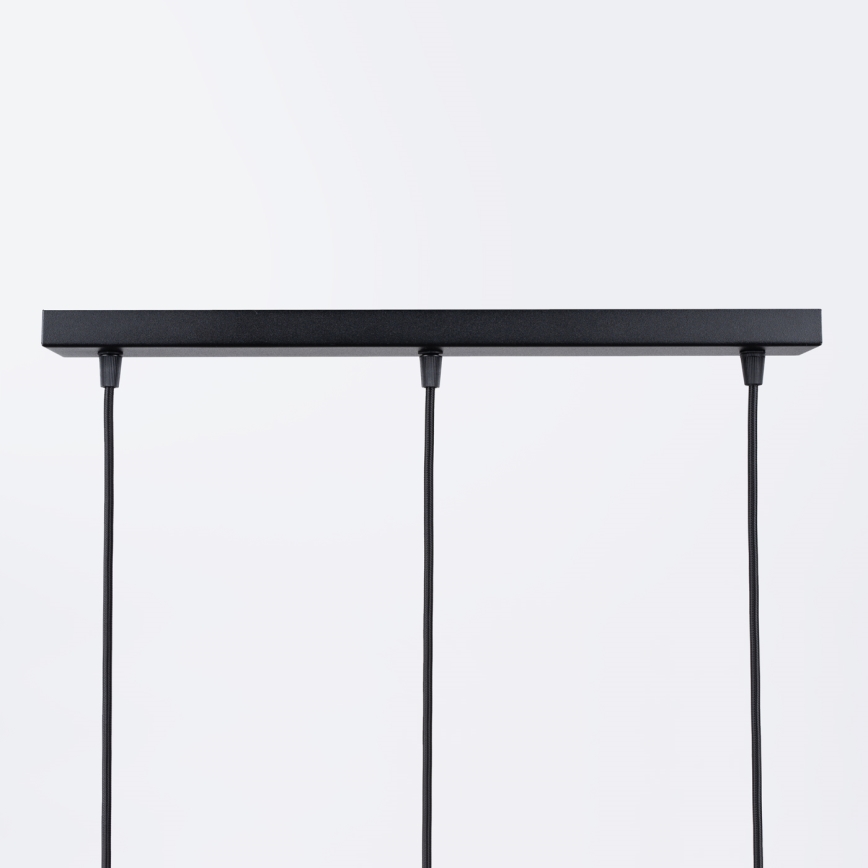 Lámpara colgante PRYSM 3xG9/8W/230V negro