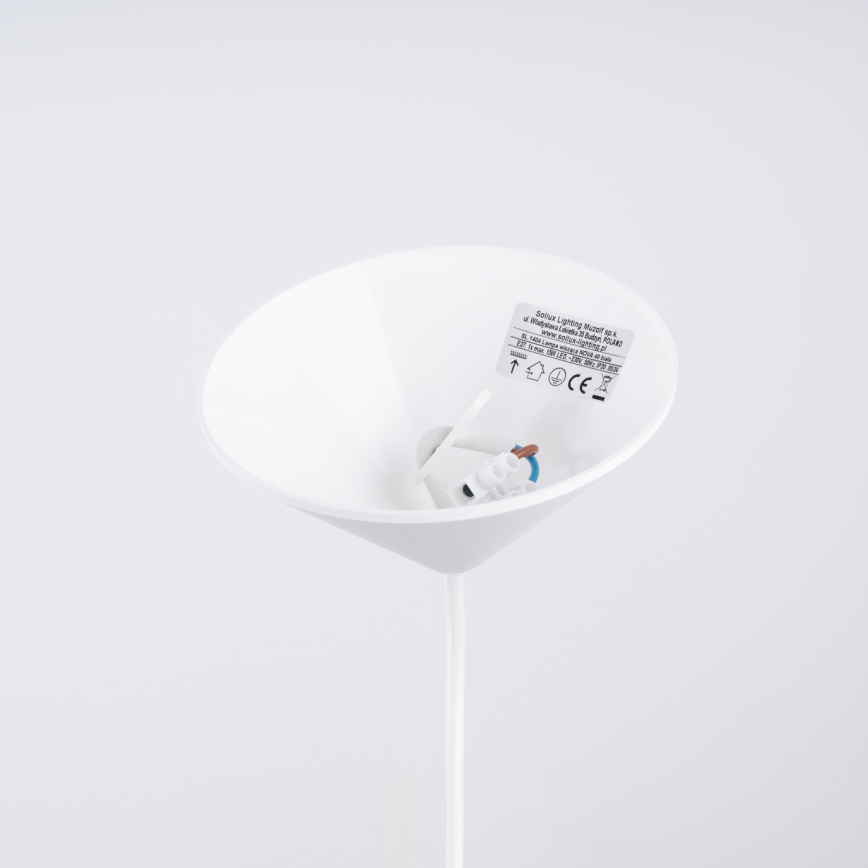 Lámpara colgante NOVA 1xE27/15W/230V diá. 40 cm blanco
