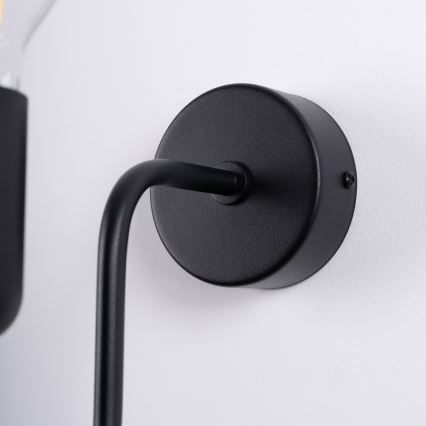 Aplique VECTOR 1xE27/15W/230V negro