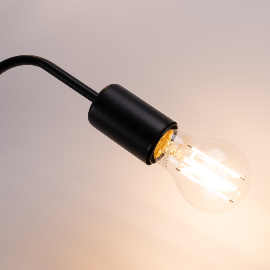 Lámpara de techo VECTOR 4xE27/15W/230V negro