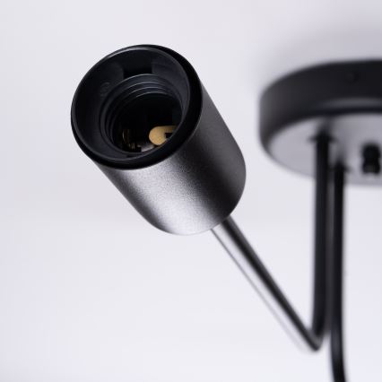 Lámpara de techo VECTOR 4xE27/15W/230V negro