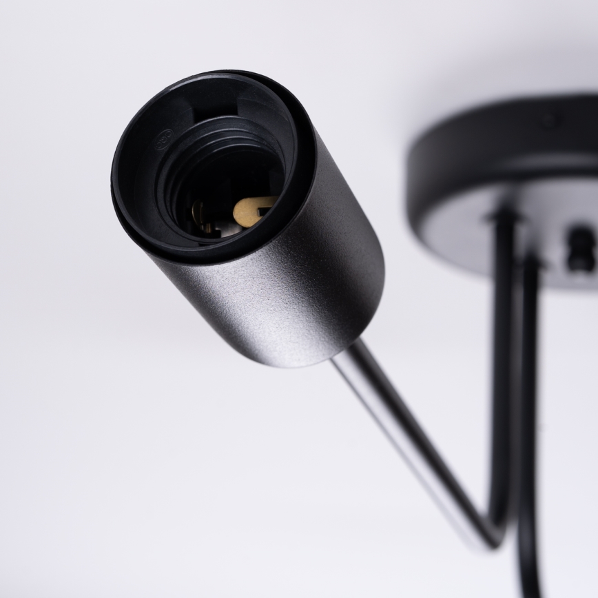 Lámpara de techo VECTOR 4xE27/15W/230V negro