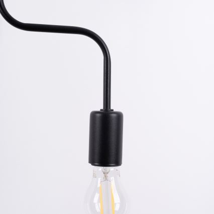 Lámpara de techo VECTOR 4xE27/15W/230V negro